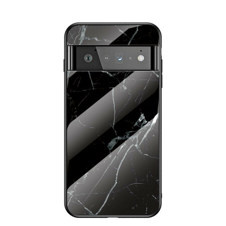 Google Pixel 6 Pro Marble Tempered Glass Case