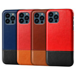 Case iPhone 13 Pro Effet Cuir Bicolor KSQ