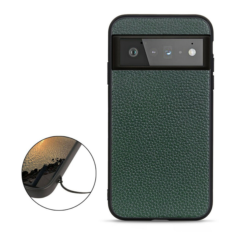 Google Pixel 6 Pro Genuine Leather Case Business