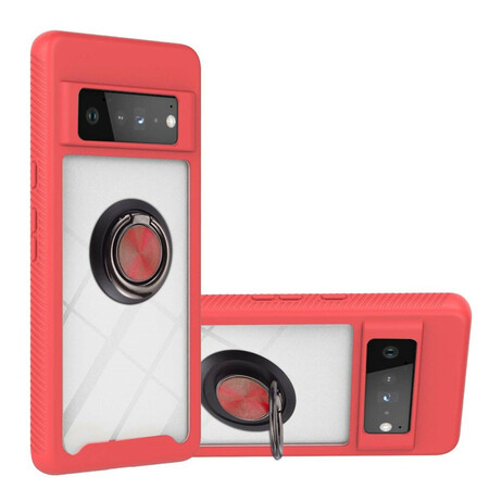 Google Pixel 6 Pro Hybrid Case Beveled Edge with Ring