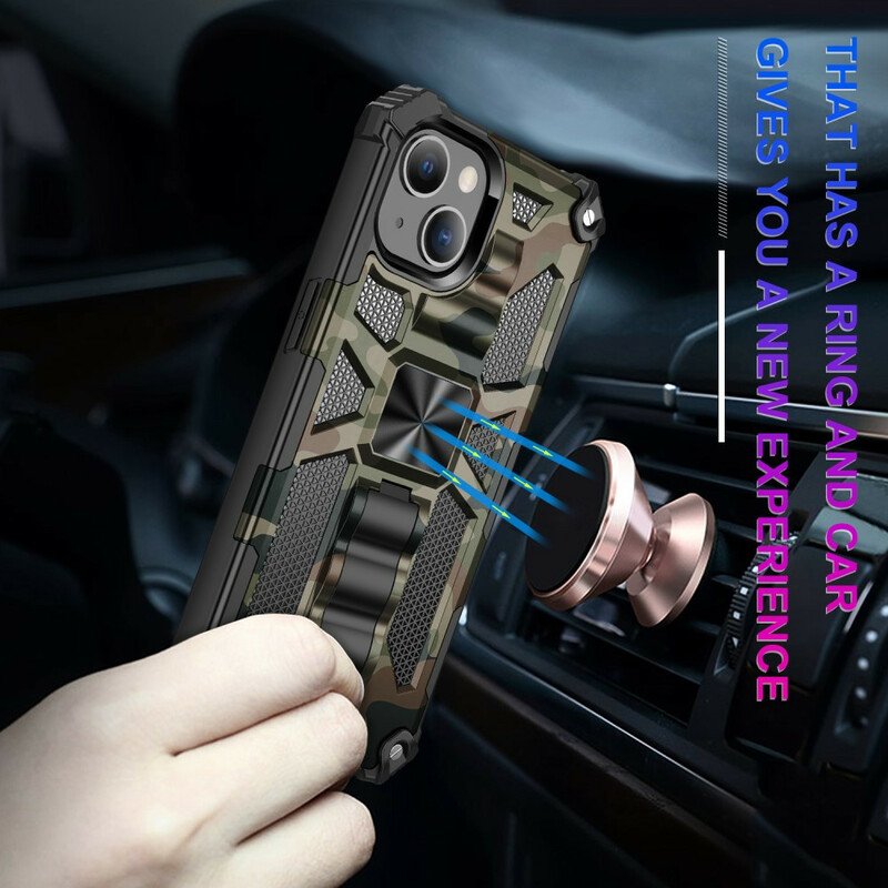 Case iPhone 13 Pro Camouflage Support Amovible