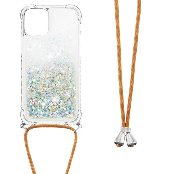 iPhone 13 Pro Glitter Case with Lanyard