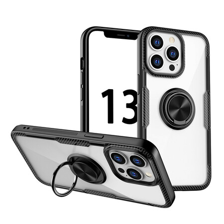iPhone 13 Pro Carbon Fiber Metal Ring Case