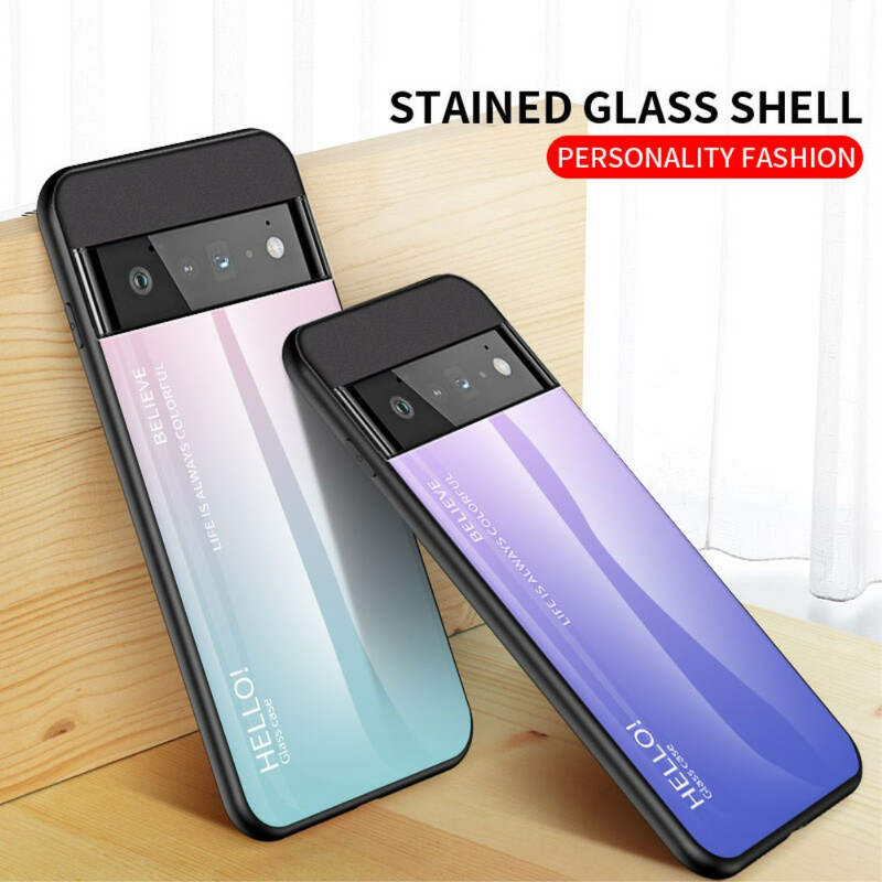 Google Pixel 6 Pro Cover Tempered Glass Hello