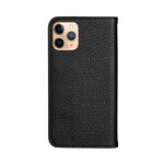 Flip Cover iPhone 13 Pro Simili Cuir Lychee Ultra Chic