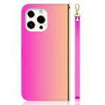 Cover iPhone 13 Pro Simili Cuir Couverture Miroir