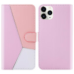 Cover iPhone 13 Pro Effet Cuir Tricolore