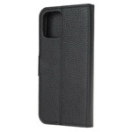 Cover for iPhone 13 Pro Leather Effect Grain Lychee