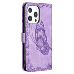 Baroque Butterfly iPhone 13 Pro Case with Lanyard