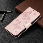 Case for iPhone 13 Pro Butterfly Printed Lanyard