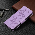Case for iPhone 13 Pro Butterfly Printed Lanyard