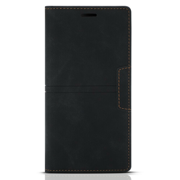 Flip Cover iPhone 13 Pro Style The
ather Stitching Magnetic Clasp