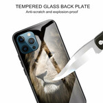 iPhone 13 Pro Max Case Tempered Glass Lion Head