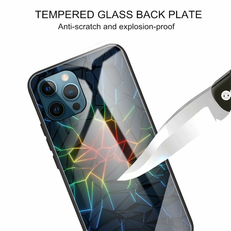 Case iPhone 13 Pro Max Tempered Glass Geometry