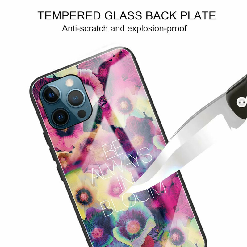 Case iPhone 13 Pro Max Verre trempé Be Always in Bloom