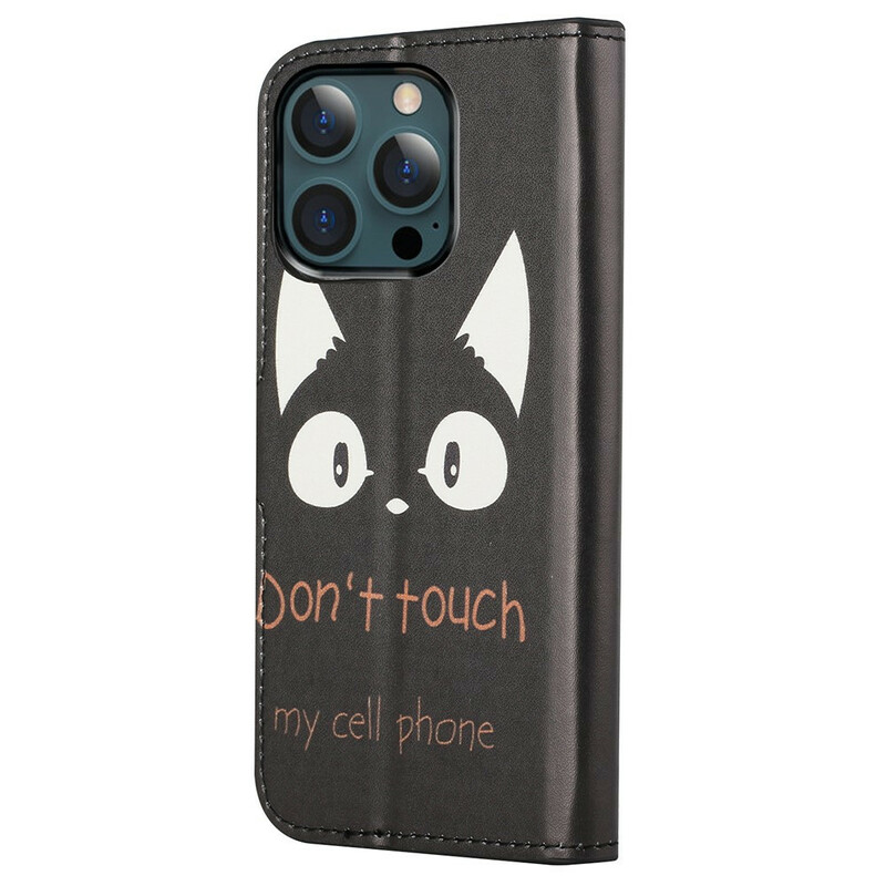 Cover iPhone 13 Pro Max Don't Touch My Cell Phone