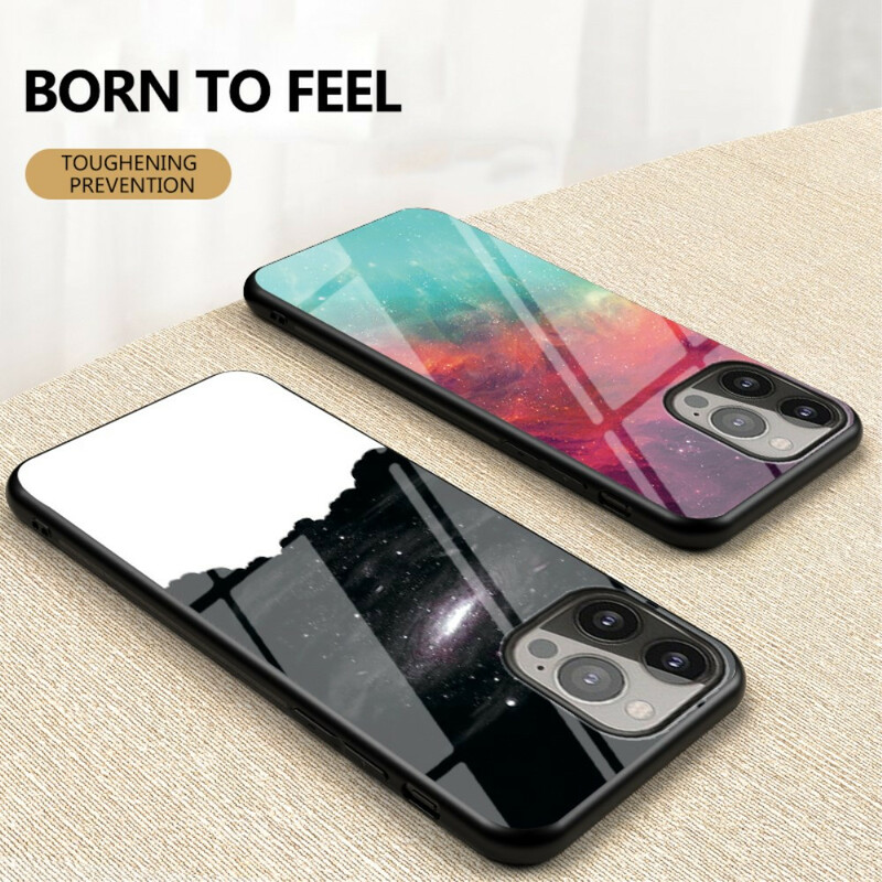Case iPhone 13 Pro Tempered Glass Starry Sky