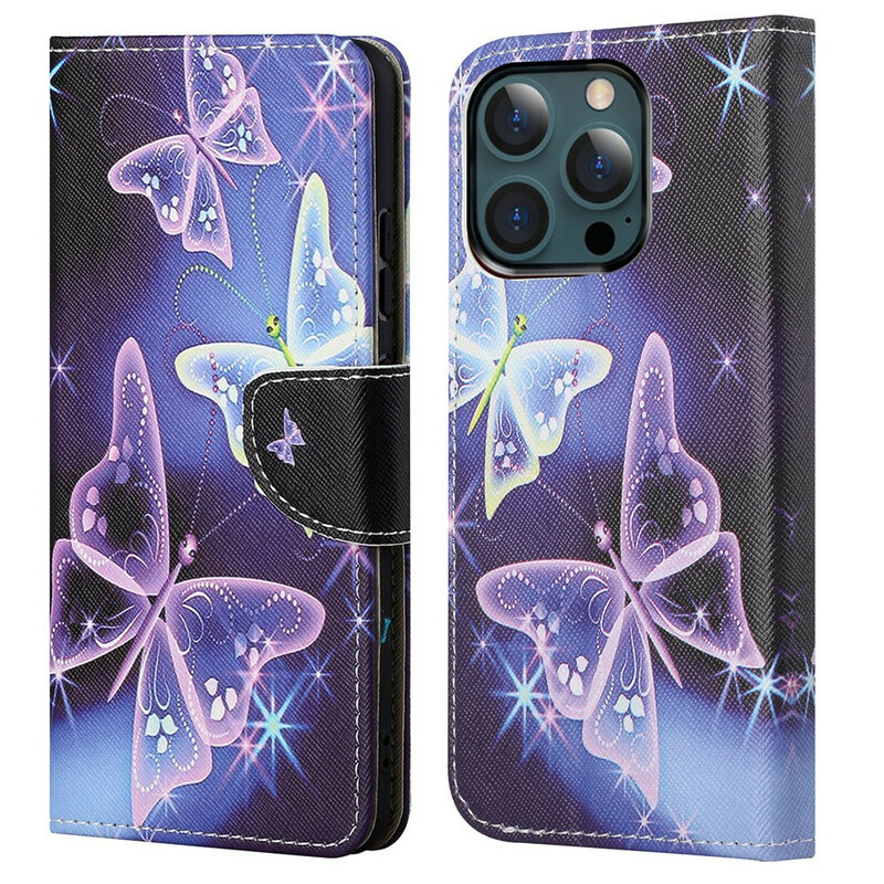Cover iPhone 13 Pro Max Papillons Modernes