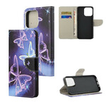Cover iPhone 13 Pro Max Papillons Modernes
