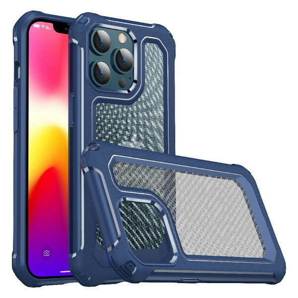iPhone 13 Pro Transparent Carbon Fiber Texture Case