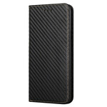 Flip Cover iPhone 13 Pro Carbon Fiber Lanyard