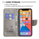 iPhone 13 Pro Max Case Butterflies and Oblique Flap