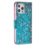 Cover iPhone 13 Pro Max Brancche Fleurie