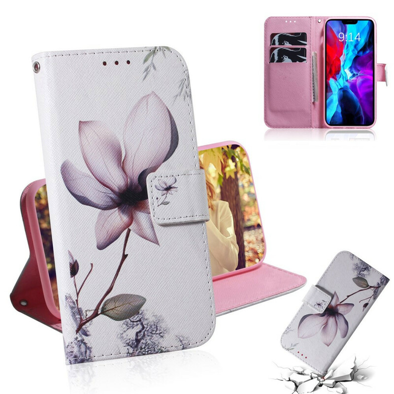 Case iPhone 13 Flower Old Pink