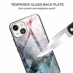 Case iPhone 13 Marble Tempered Glass