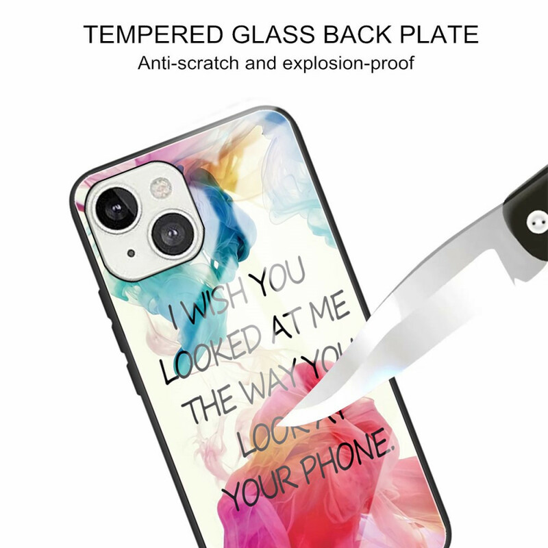 Case iPhone 13 Tempered Glass I Wish