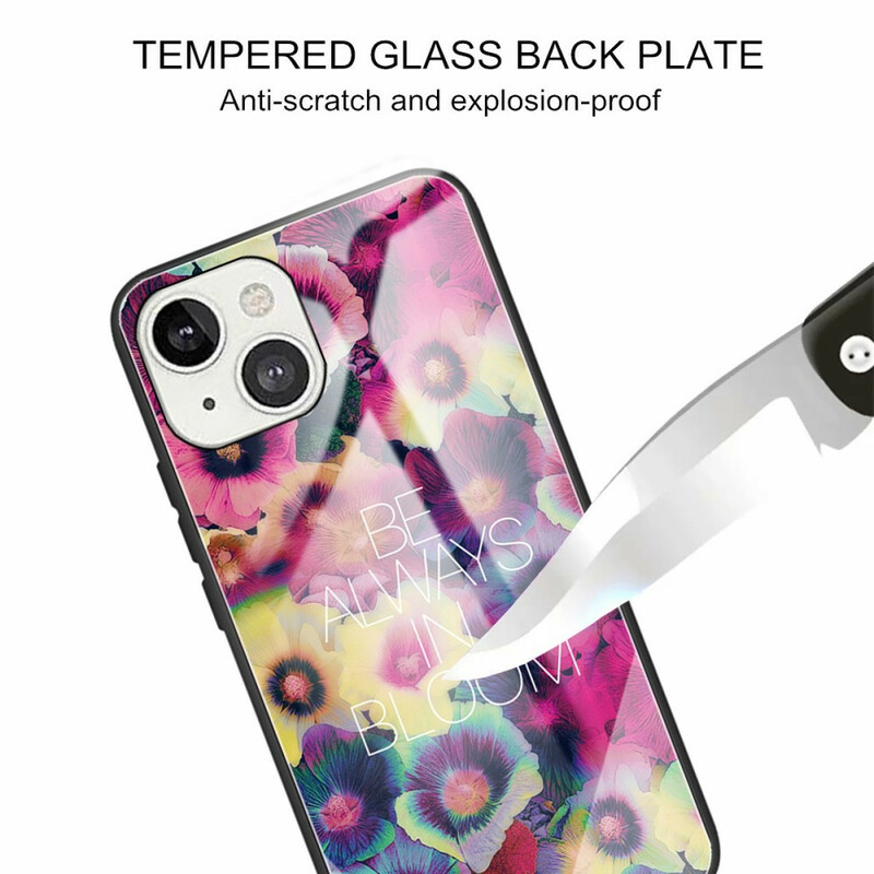iPhone 13 Case Tempered Glass Be Always in Bloom