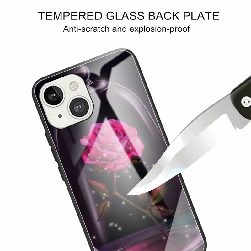 Case iPhone 13 Tempered Glass Magic Pink