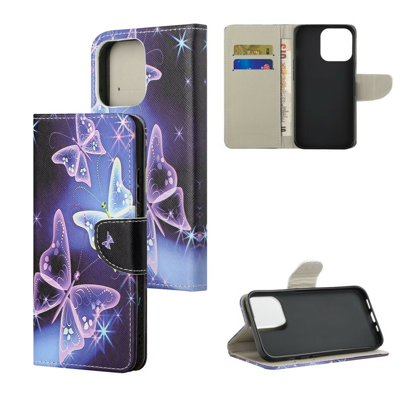 Cover iPhone 13 Papillons Modernes