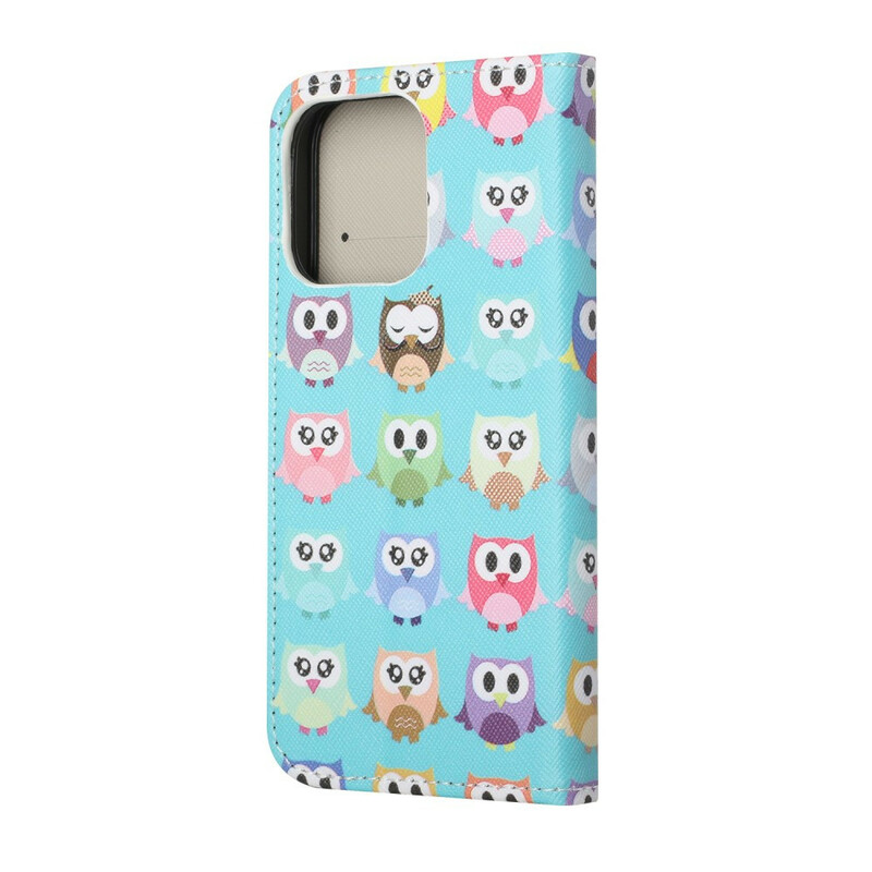 Cover iPhone 13 Multiples Hiboux