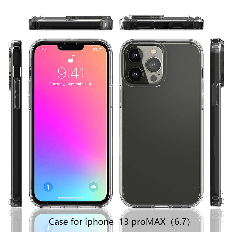 Case iPhone 13 Pro Max Hybride Transparent