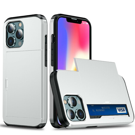 Case iPhone 13 Pro Max Card Holder with Slide