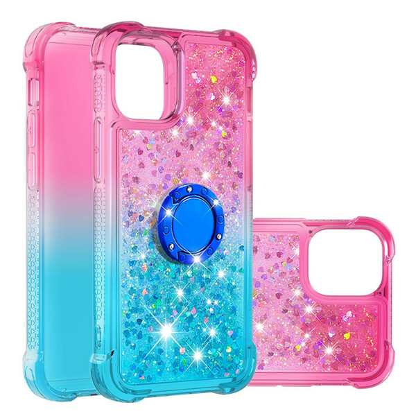 Case iPhone 13 Pro Max Glitter Ring-Support