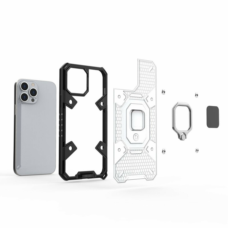 iPhone 13 Pro Max Honeycomb Case with Ring