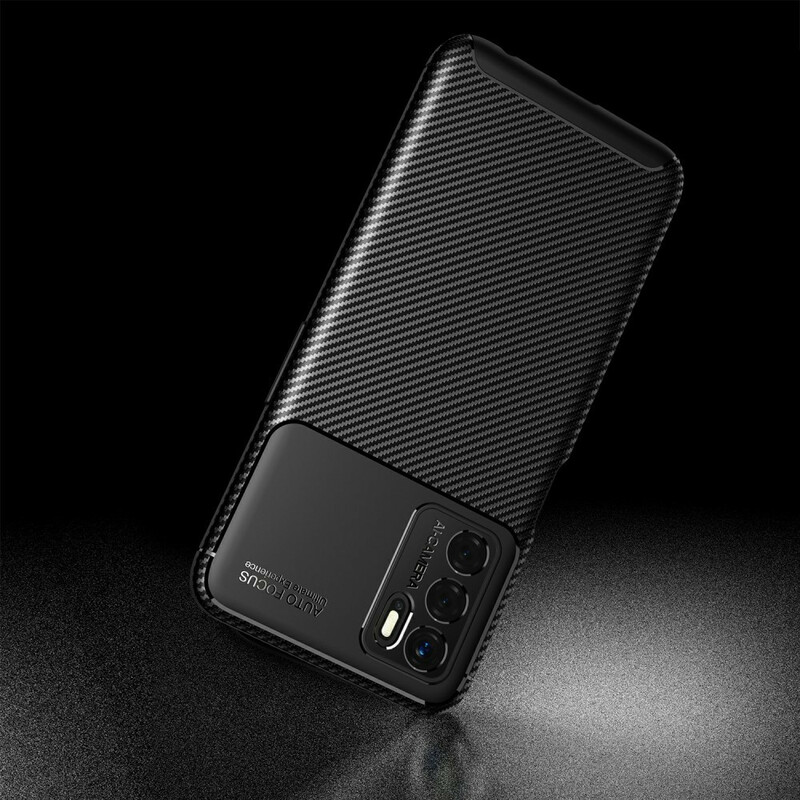 Oppo A16 Flexible Carbon Fiber Texture Case