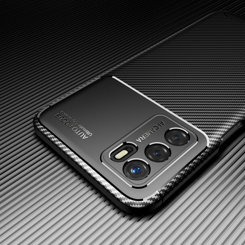 Oppo A16 Flexible Carbon Fiber Texture Case