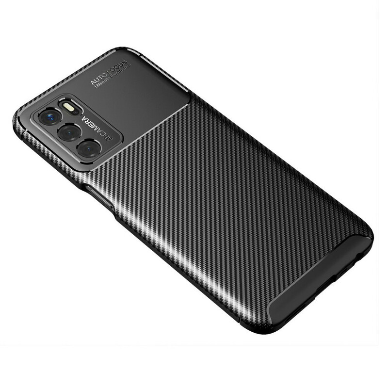 Oppo A16 Flexible Carbon Fiber Texture Case