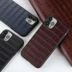 iPhone 13 Pro Max Genuine Leather Case Crocodile Texture