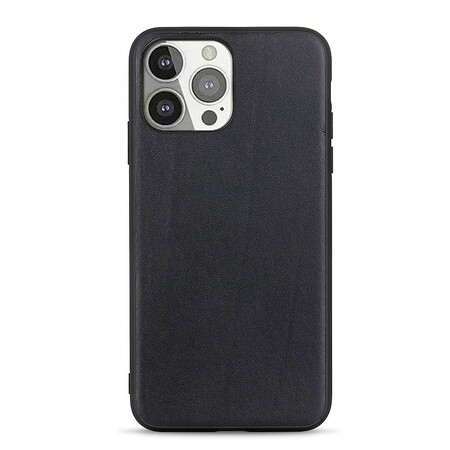 iPhone 13 Pro Max Genuine Leather Case Lychee