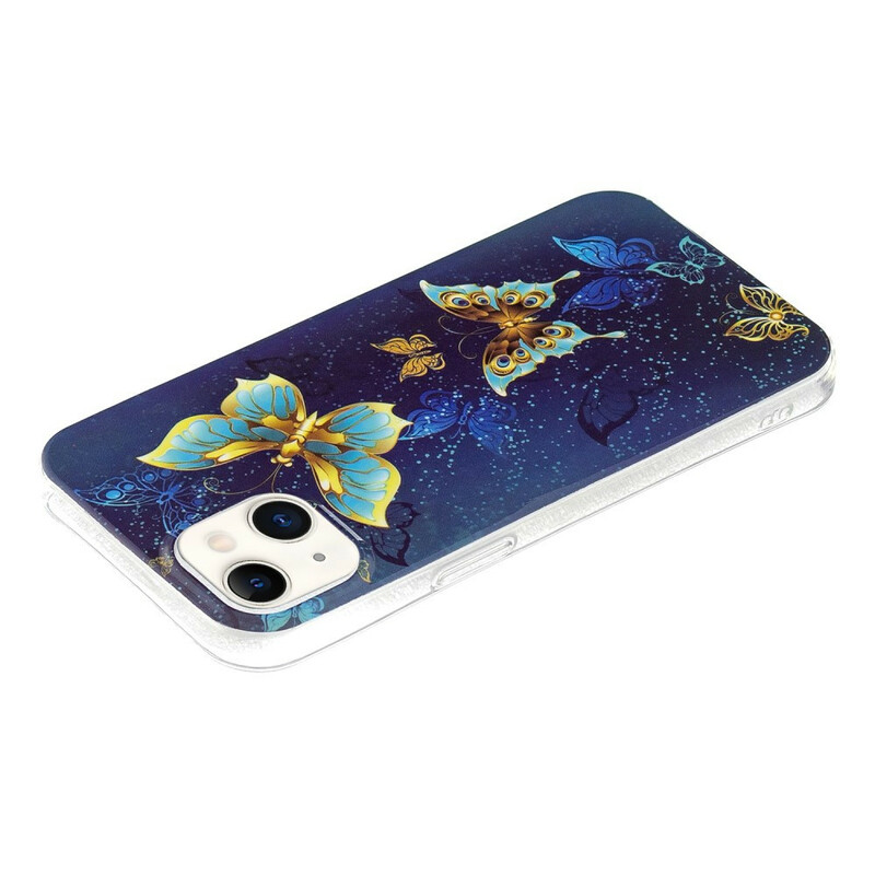 Case iPhone 13 Series Butterflies Fluorescent