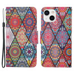 iPhone 13 Patchwork Case with Strap