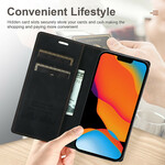 Flip Cover iPhone 13 Pro Max Style Leather Stitching Magnetic Clasp