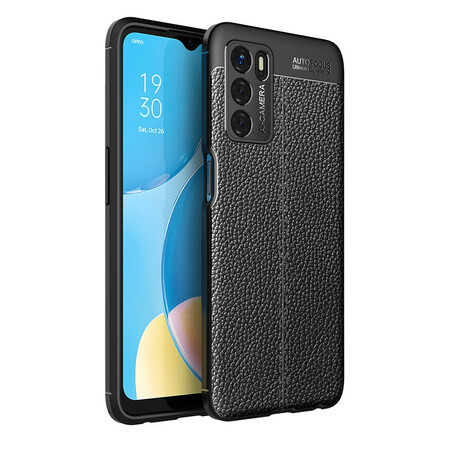 Case Oppo A16 / A16s Leather Effect Lychee Double line