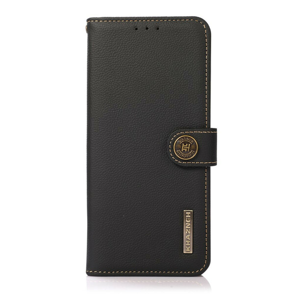 Oppo A16 / A16s Genuine Leather Case KHAZNEH RFID
