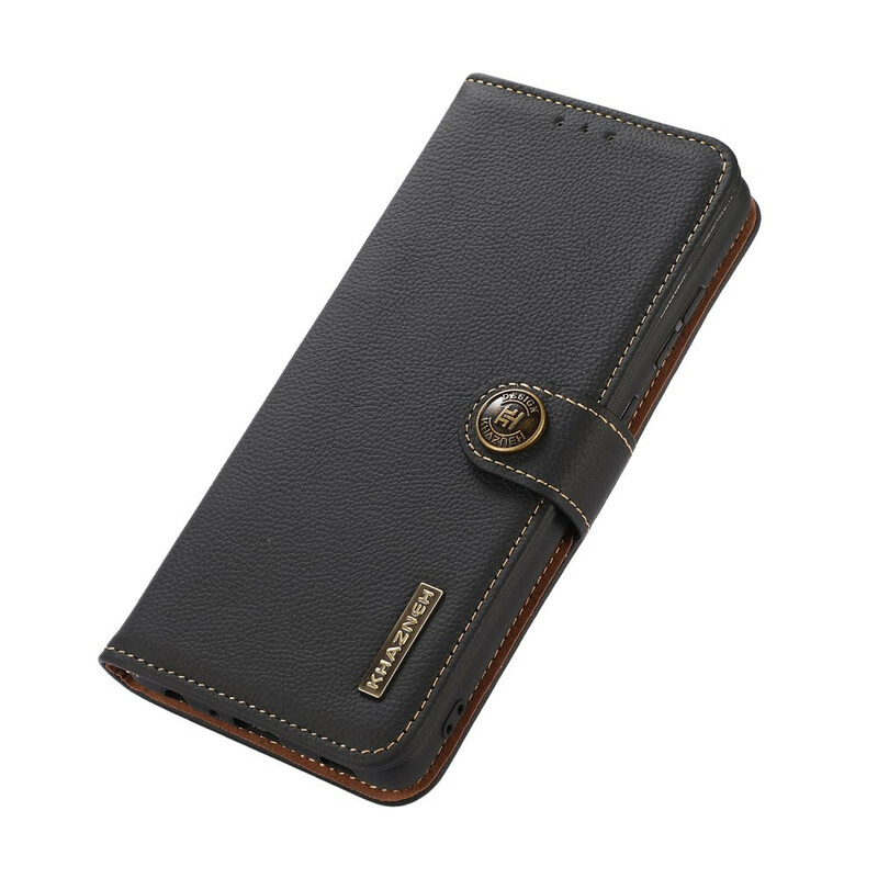Oppo A16 / A16s Genuine Leather Case KHAZNEH RFID