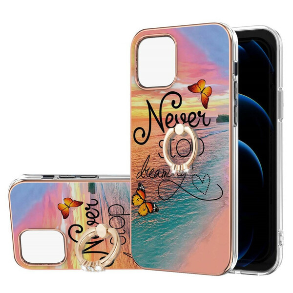 Case iPhone 13 Anneau-Support Never Stop Dreaming